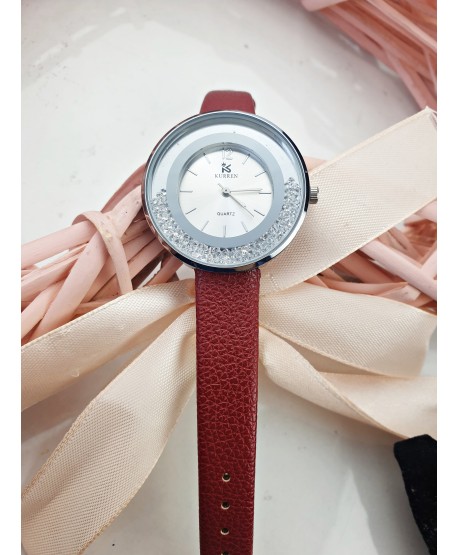 Damski zegarek z dodatkiem diamencików- kolory do wyboru