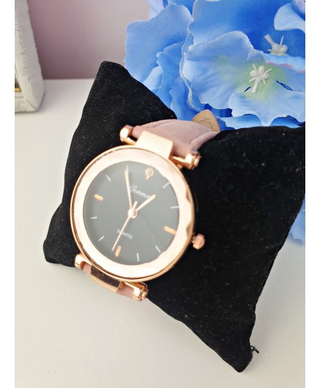 Zegarek damski brudny róż
