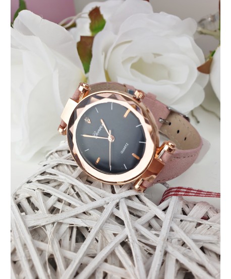 Zegarek damski brudny róż