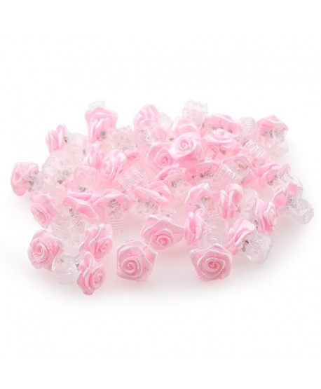 Żabki do włosów z różyczką małe, kolory