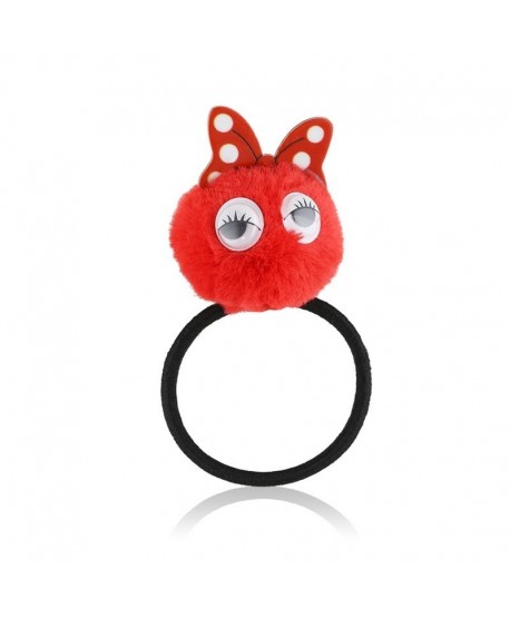 Gumka do włosów z ozdobnym pomponem