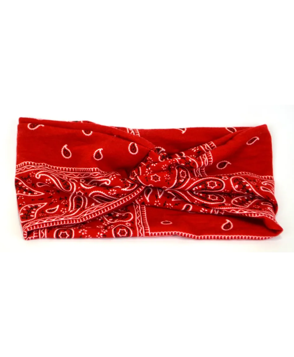 Opaska z węzłem bandamkowa na uszy