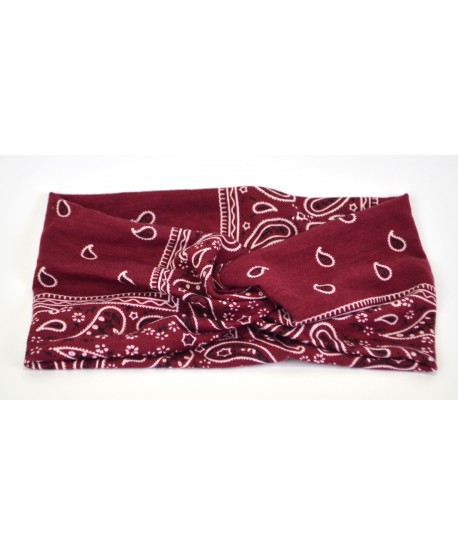 Opaska z węzłem bandamkowa na uszy