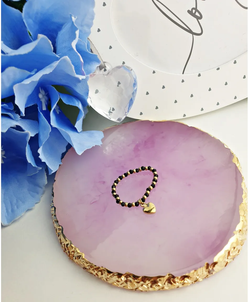 Kolorowe pierścionki koraliki z zawieszkami