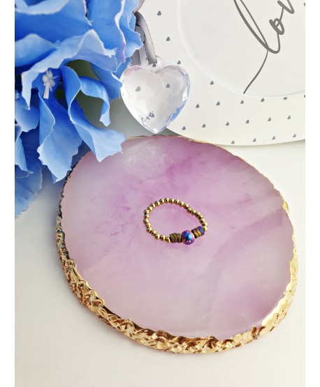 Kolorowe pierścionki koraliki z zawieszkami