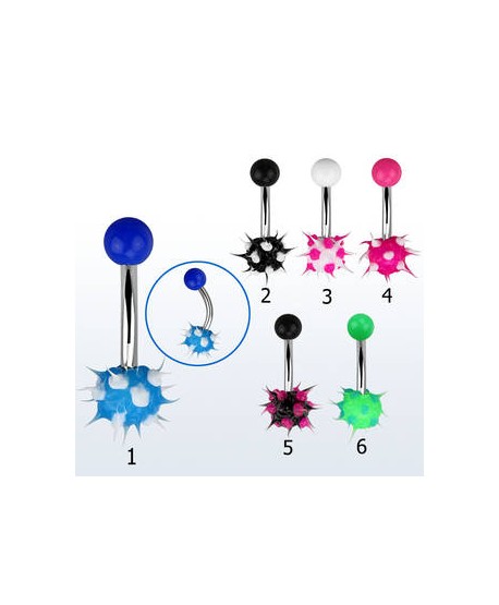 Kolczyk do pępka "bakteria"piercing