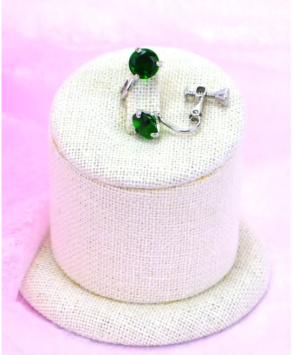 Klipsy stal srebrne różne kolory