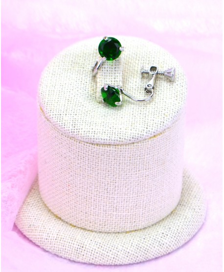 Klipsy stal srebrne różne kolory