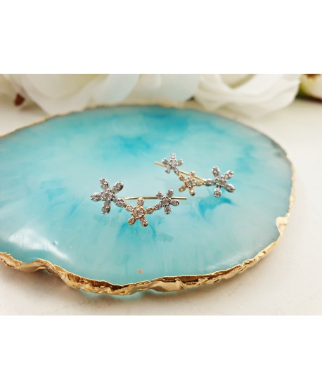 Nausznice stal kwiatuszki