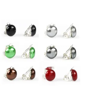 Klipsy perłowe kolory