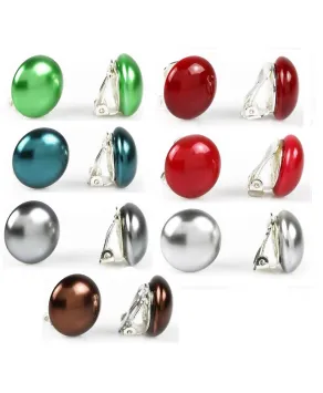 Klipsy perłowe kolory